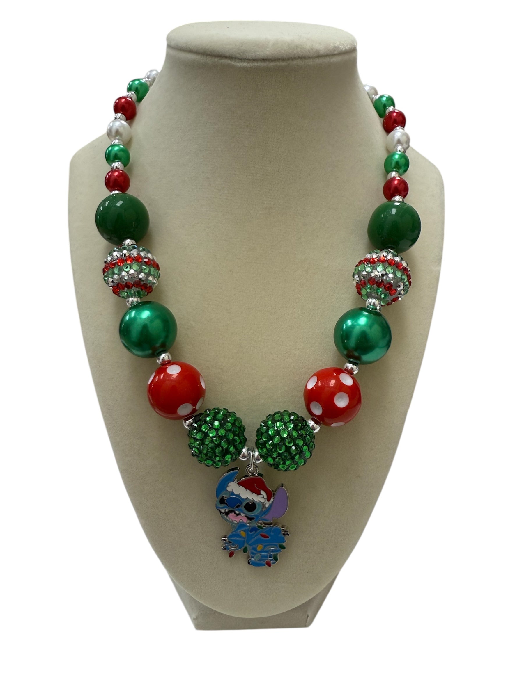 Stitch Christmas Necklace